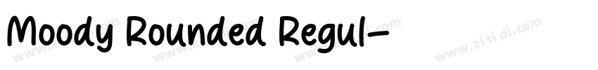 Moody Rounded Regul字体转换 Moody Rounded Regul字体转换